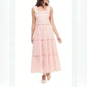 Anthropology Gal Meets Glam Collection Courtney Rio Striped Maxi Dress Size XXS